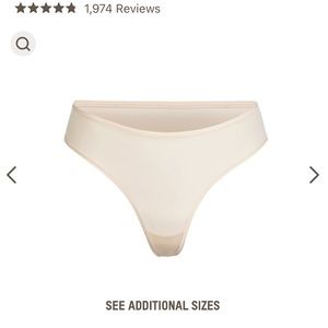 NWT skims fits everybody thong